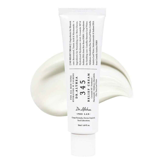 Dr.Althea 345 Relief Cream | Moisturizer for Soothing Recovery and Blemish Care with PDRN & Niacinamide | Korean Vegan Skin Care for All Skin Types, 1.69 Fl Oz (Ver.2 - Pack of 1)