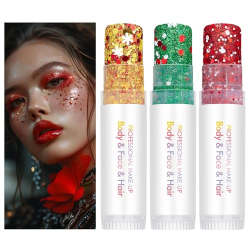 Glitter Gel Makeup - Waterproof Face & Body Sparkle