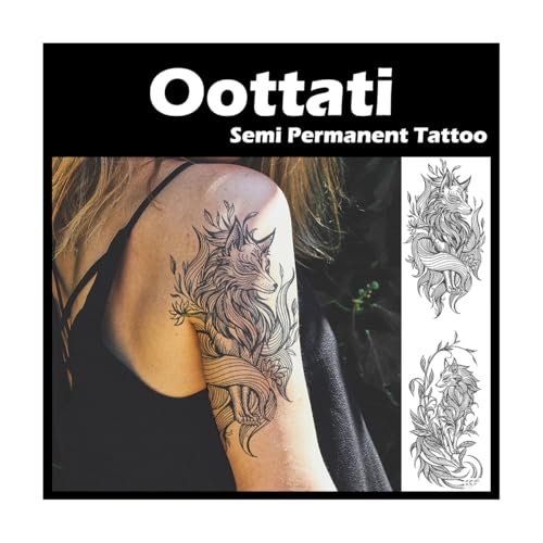Temporary Tattoo Stickers for Adults, 2 Sheets Waterproof