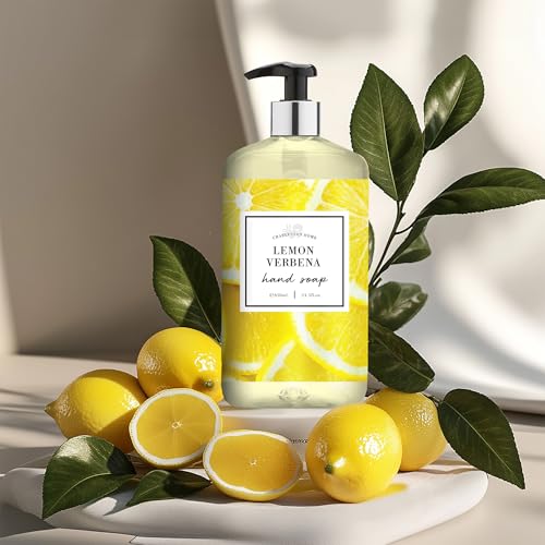 Charleston Home Hand Soap Collection, Wild Lavender, Lemon Verbena, Coconut Vanilla Hand Soap, 24.5 fl oz set of 6, Home and Body Company
