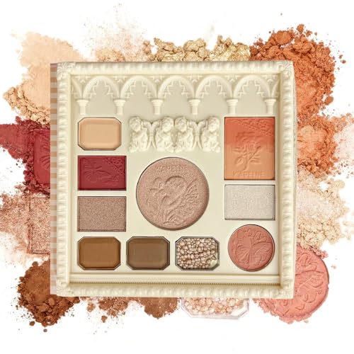K'APEINE 10-Color Eyeshadow Palette - Matte & Glitter All-in-One