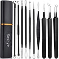 Blackhead Remover Tool Kit 10-Pc Stainless Steel Pimple Extractor