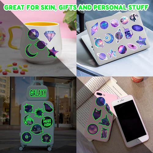 Glow Galaxy Temporary Tattoos – UV & Glow-in-Dark Stickers
