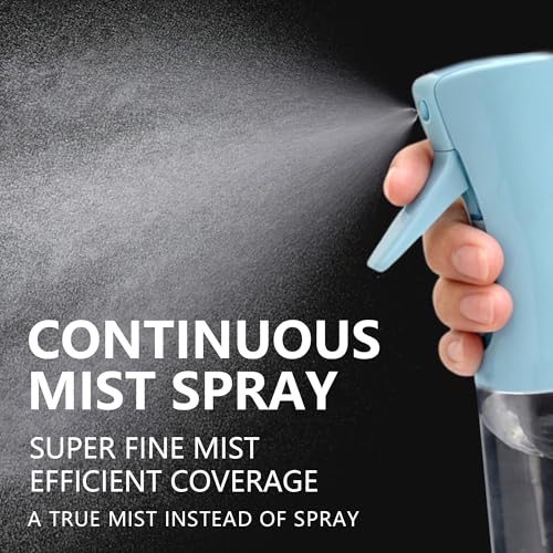 Continuous Ultra Fine Mist Spray Bottle for Hair & Plants - 200ml