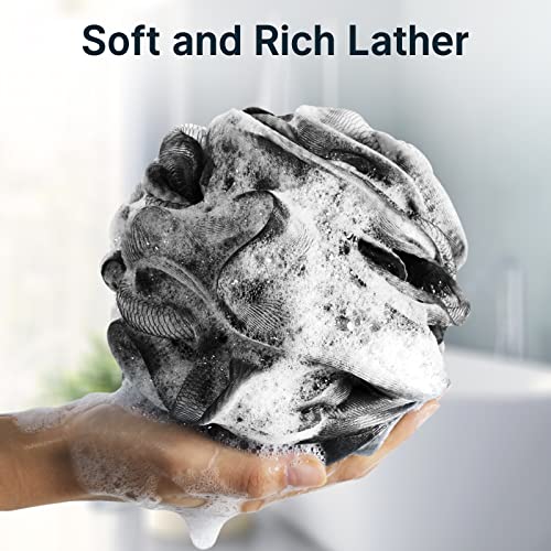 AmazerBath Loofah Sponge Set of 3 - Body Scrubber