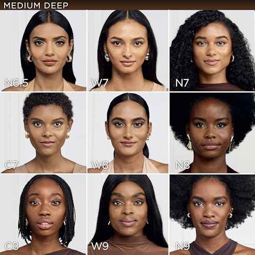 L'Oreal Paris True Match Super-Blendable Foundation, Medium Coverage Liquid Foundation Makeup, C8, Medium Deep, 1 Fl Oz