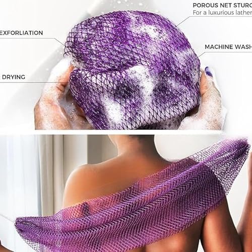 African Exfoliating Body Net Sponge | Ember and Root