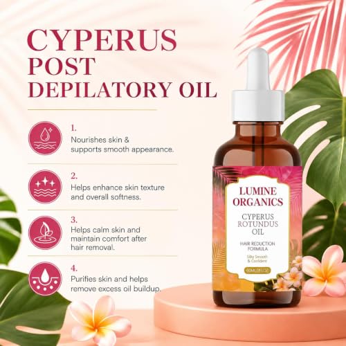 Natural Cyperus Rotundus Oil for Hair Removal - 60ML