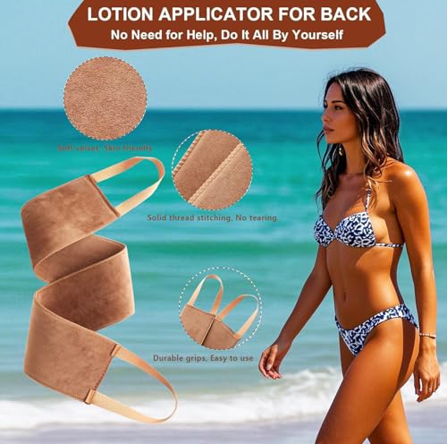 4-in-1 Velvet Self Tanning Mitt Set with Back Applicator