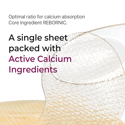 Dr.Melaxin Calcium Hydrogel Eye Patches for Puffy Eyes & Dark Circles (60 Count)