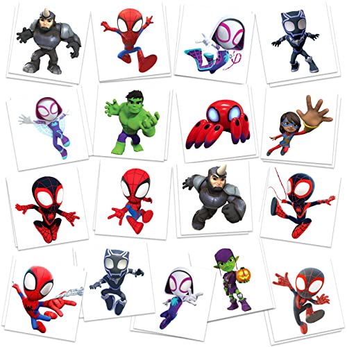 Spidey Temporary Tattoos 34Pcs Party Supplies