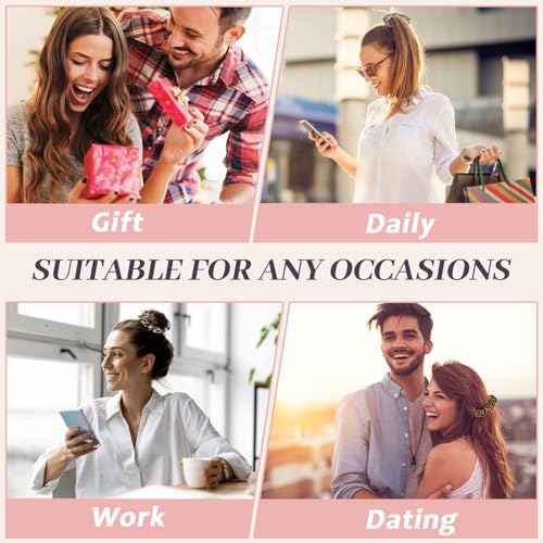 5Pcs Leopard Satin Scrunchies for Women, Softer Than Silk Scrunchies, Fashion No Crease Hair Ties for Thin Thick Hair,Soft Hair Bands No Damage for Girls, Ideal Gifts for Women (Set 4)