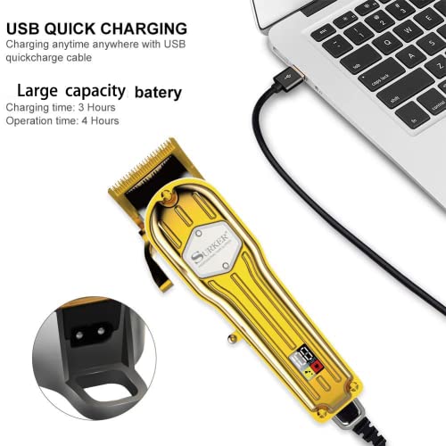 SURKER Professional Hair Clippers for Men - Cordless Beard Trimmer