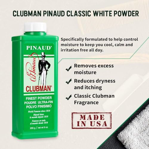 Clubman Pinaud Cornstarch Powder 9 oz
