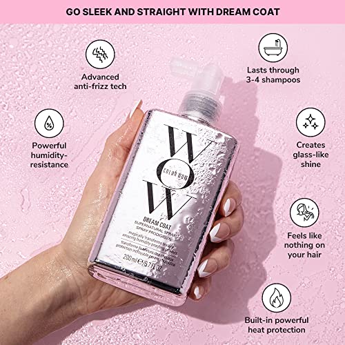COLOR WOW Dream Duo for Curly Hair- Switch up your style from curly to straight and back again. Featuring DREAM COAT and DREAM COAT CURLY with advanced frizz control + heat protectants for glossy hair