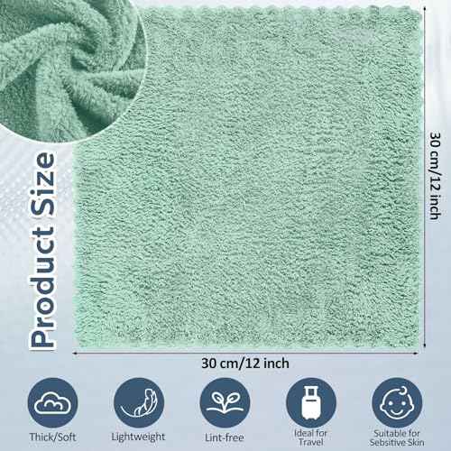 Newwiee 100 Pcs Washcloths Bulk Quick Drying Bathroom Wash Clothes 12 x 12 Inch Face Towels Microfiber Soft Hand Towel for Your Body Spa Fingertip(Multicolor)