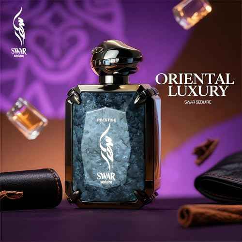 SWAR SEDUIRE Amber & Spice Intense Eau de Parfum for Men - Oud & Smoky Vanilla Leather | 100ml Eau de Parfum | Long Lasting | Everyday Sophistication | Exceptional Gift (SWAR SEDUIRE)
