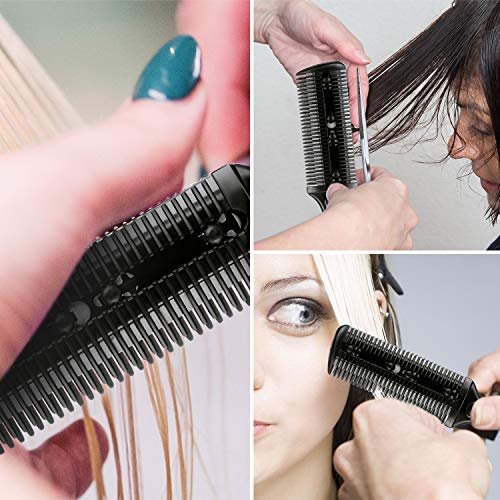 Maitys 3-Pack Hair Razor Combs with 10 Replacement Blades – Hair Cutting Tool