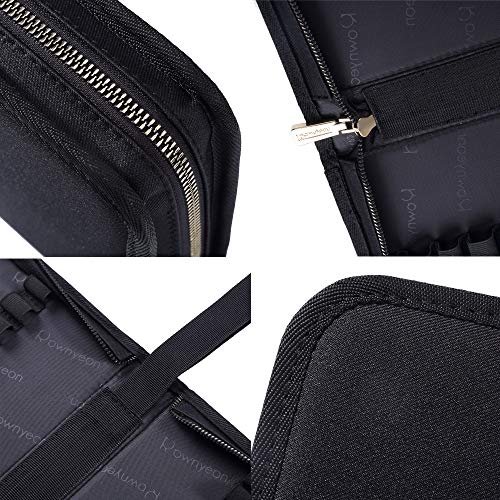 ROWNYEON Lipstick Organizer Case Lipstick Holder Portable Lipstick Bag Travel Makeup Bag Cosmetic Case Large Capacity Lipstick Carrying Case Makeup Artist Lip Gloss Storage Bag