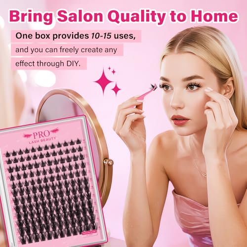 PRO LASHBEAUTY Manga Lash Clusters - Sunset 10-18mm Mix