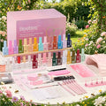 Beetles 64Pcs Gel Nail Kit with UV Light & Tips - 25 Color HEMA-Free, Multicolor S