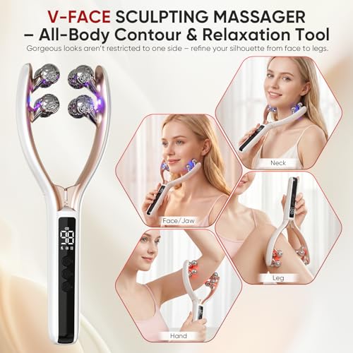 5-in-1 Face Massager & Roller for Lymphatic Drainage