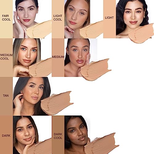 Bellapierre BB Cream SPF 20 ? Mineral Sunscreen & Liquid Foundation, Lightweight Face Moisturizer with Buildable Coverage, Matte Finish, Non-Toxic, Paraben-Free, Cruelty-Free ? 1.7 oz - Medium