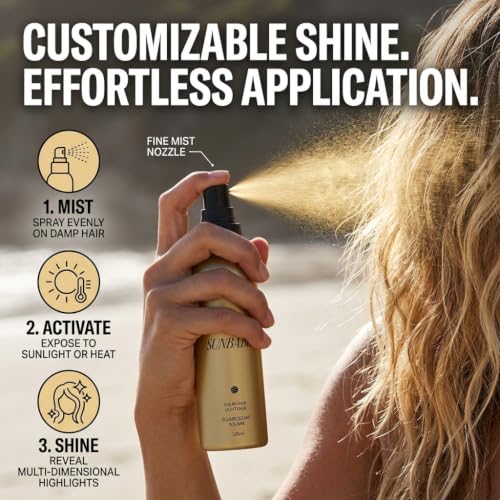 Solar Hair Lightener Spray - Sun-Activated Natural Highlights