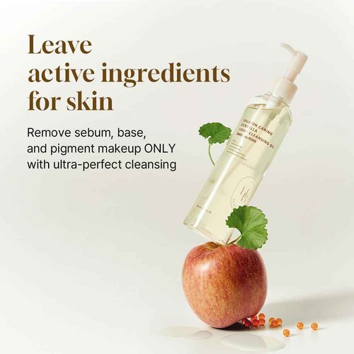 HEVEBLUE Salmon Caring Centella Light Cleansing Oil - Salmon PDRN, Salmon Egg Extract, Centella, Blackhead, Whitehead Removal, Pore Cleansing, Sensitive Skin, Korean Skincare