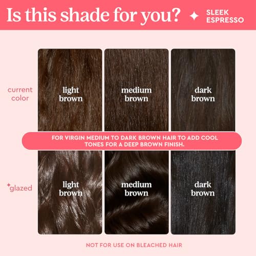 Glaze Supergloss Hydrating Semi-Permanent Hair Color – Sleek Espresso