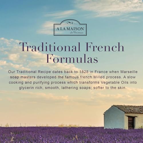 A LA MAISON French Liquid Hand Soap Refill, Rosemary Mint - Natural Hand Wash Made with Essential Oils - Biodegradable, Plant-Based, Vegan, Cruelty-Free, Alcohol & Paraben Free (33.8 oz, 1 Pack)