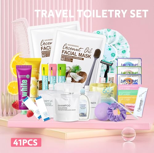 41-Piece Travel Toiletry Set with TSA Bag