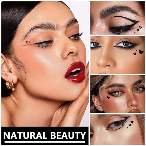 4Pcs Stamp Eyeliner Set - Winged Double Head Waterproof