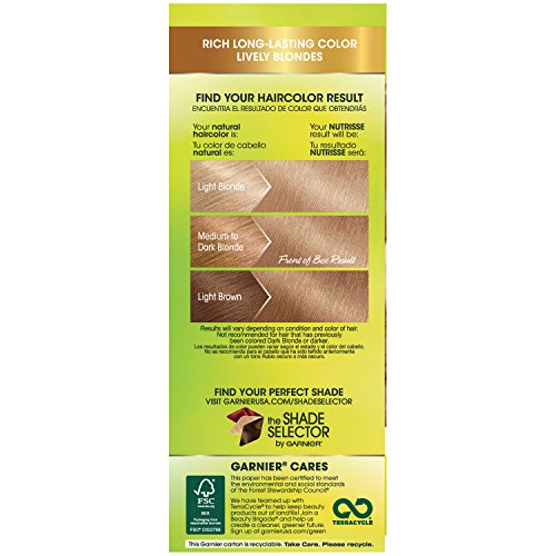 Garnier Nutrisse Nourishing Hair Color Creme, 82 Champagne Blonde (Champagne Fizz) (Packaging May Vary)