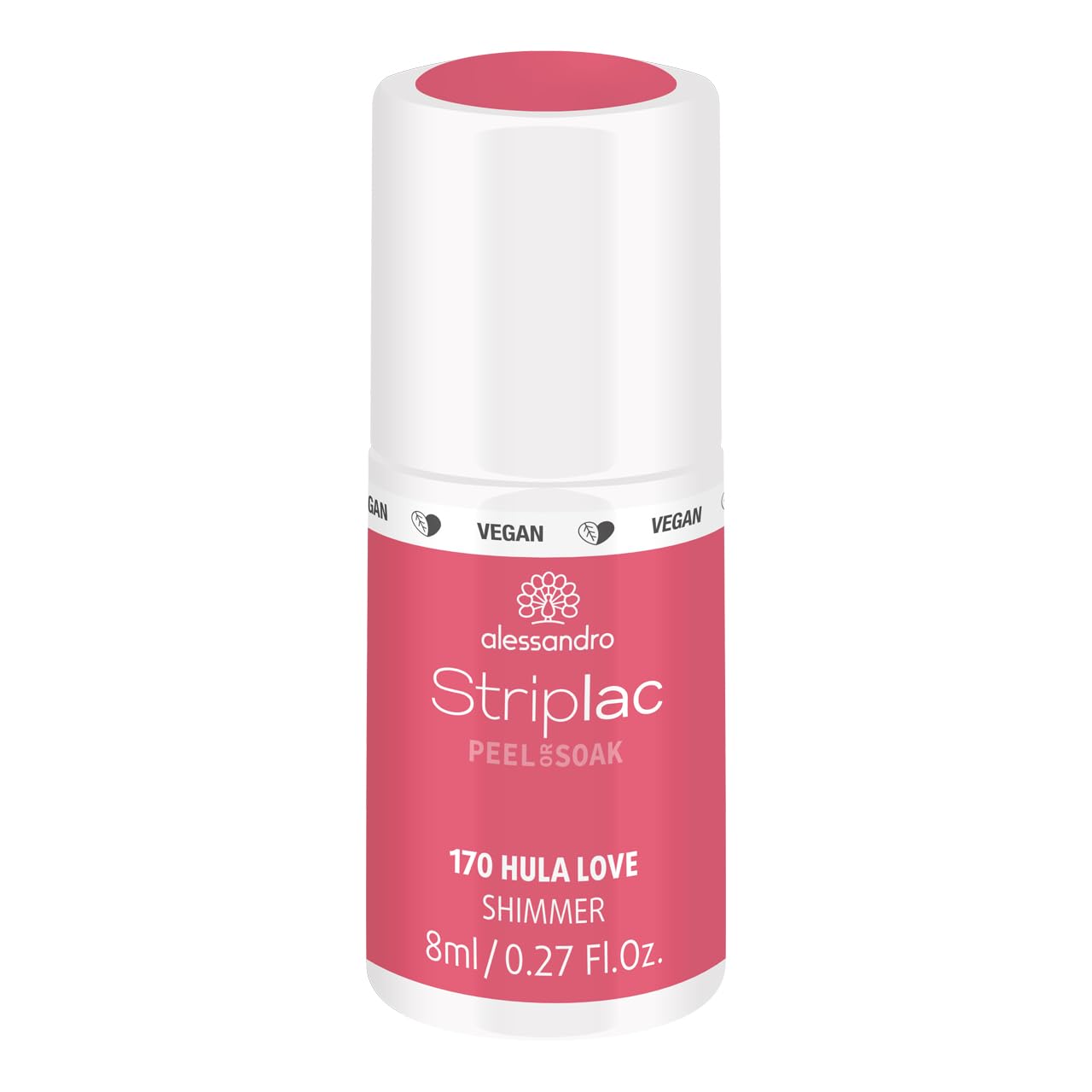 alessandro Striplac Peel or Soak Nail Polish -170 Hula Love for Women- 0.27 oz