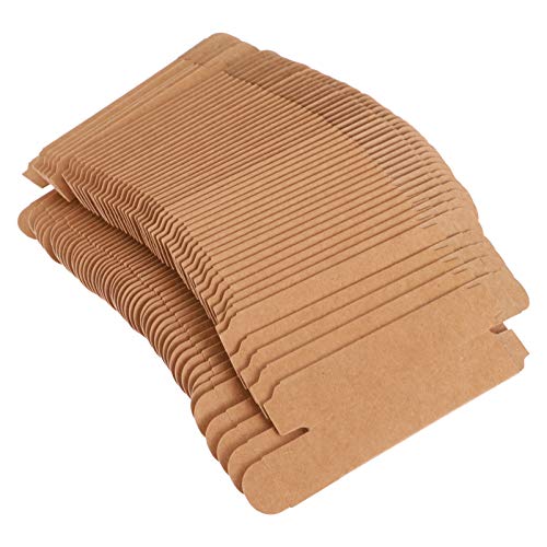 Kraft Paper Lipstick Boxes - 50 Pack, 3.3x0.8x0.8 Inch