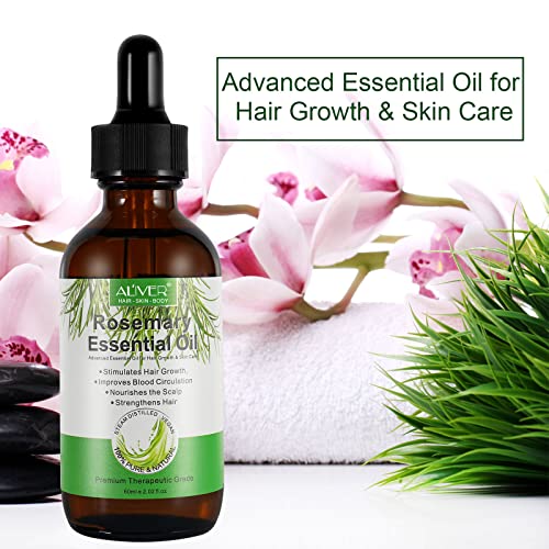 NIFEISHI Organic Rosemary Oil for Hair Growth & Scalp Care 2.02 Fl Oz