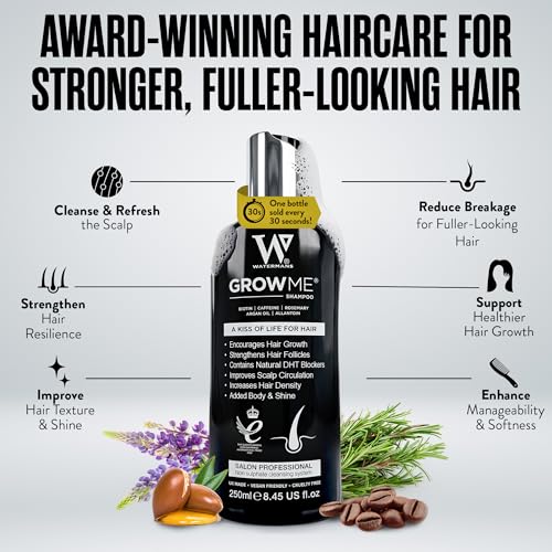 Watermans Grow Me Hair Growth Shampoo - Biotin & Rosemary 8.45oz