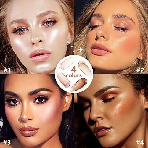 RILIMIOO Liquid Highlighter Stick - Waterproof Glow for Face & Body