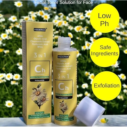 Chamomile pH-Balanced Toner 5 fl oz | Natural Fragrance-Free Acne Toner for Face