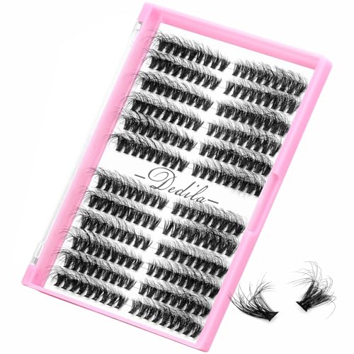 60D Fluffy Lash Clusters 8-16mm Mix - 216 Piece DIY Extensions