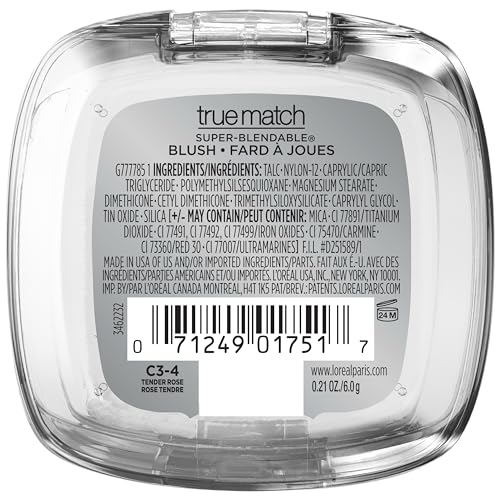 L'Oreal Paris True Match Powder Blush - Tender Rose, 0.21 oz
