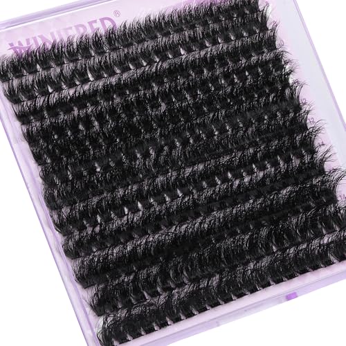 Winifred 80D Mink Cluster Lashes - 240pc Wispy Extensions