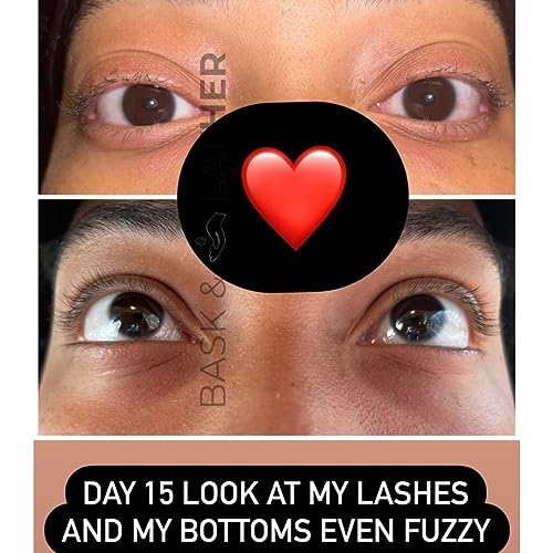 Bask & Lather Lash & Eyebrow Growth Serum with Castor & Jojoba Oil