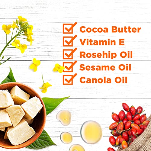 Palmer's Cocoa Butter Formula Skin Therapy Moisturizing Body Oil with Vitamin E & Pure Argan Oil, Deep Body Moisturizer for Dry, Damaged Skin, Scars or Stretch Marks, 5.1 Fl Oz (Pack of 3)