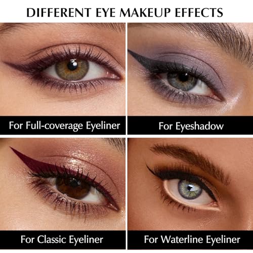 Burgundy Plum Eyeliner Pencil Waterproof Smudge-Proof 2-Pack