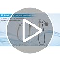 LukLoy Salon Shampoo Bowl Faucet Kit with Vacuum Breaker