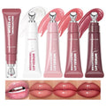 4-Color Tinted Lip Gloss Set - Hydrating Plumper
