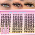 DIY Lash Extension Kit with 180 Cluster Lashes 10-18mm D Curl