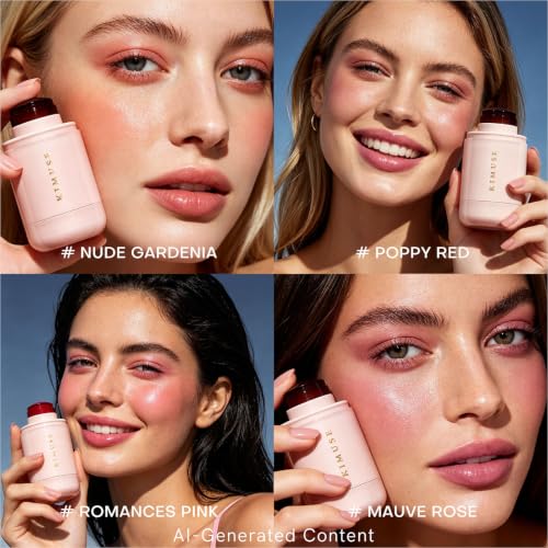 KIMUSE Jelly Cheek & Lip Tint - 3-in-1 Watercolor Blush